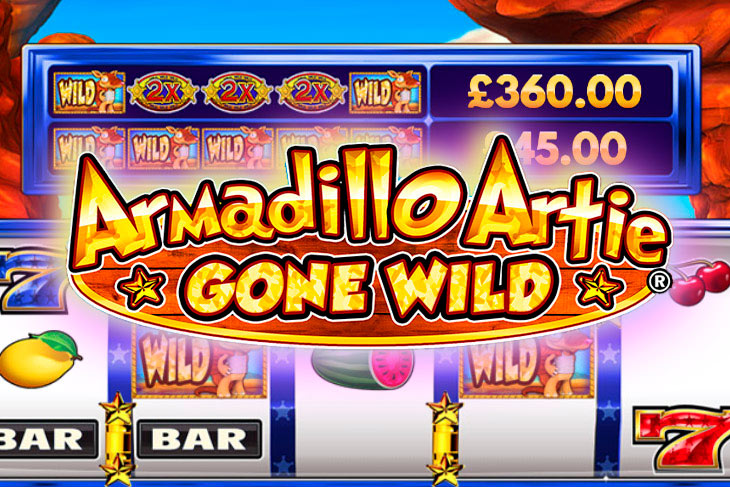 Armadillo Artie Gone Wild - DWG slot at Conti Casino Casino
