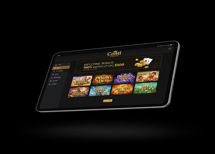 Conti Casino Casinò su tablet